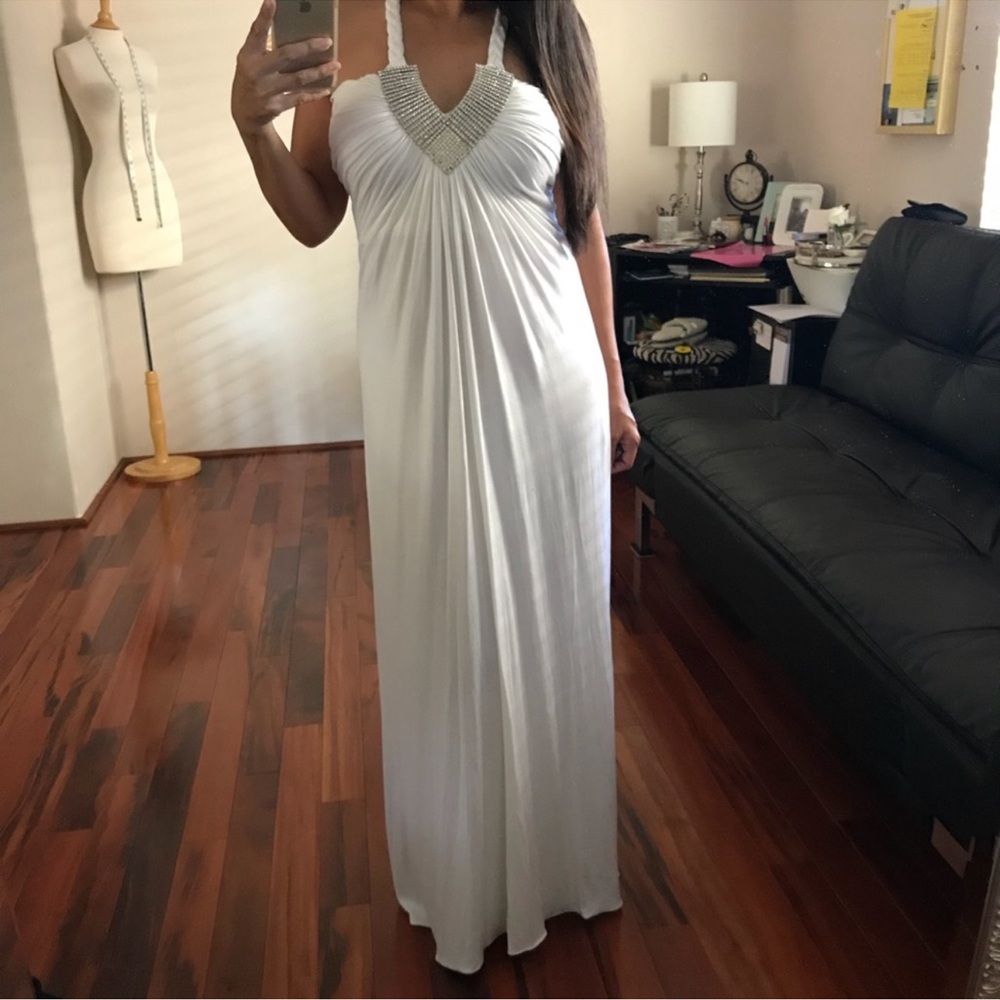❤️ NWOT SKY Rhinestone Maxi Dress ❤️ F3
